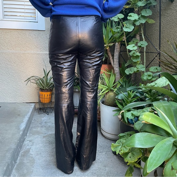 Gucci black Gucci leather pants with cute small pockets in front - Picture 11 of 16